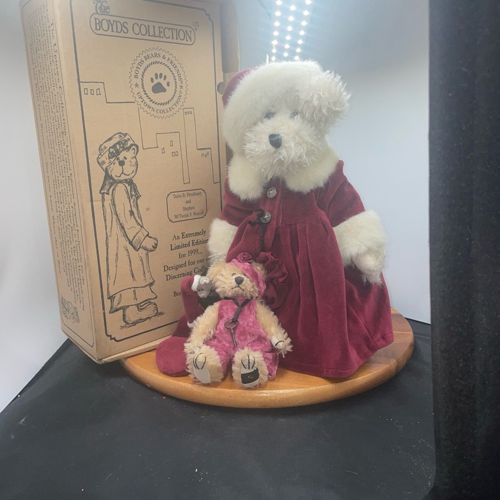 Boyds Collection Bear in Red Coat